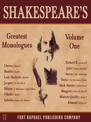cover image of Shakespeare's Greatest Monologues